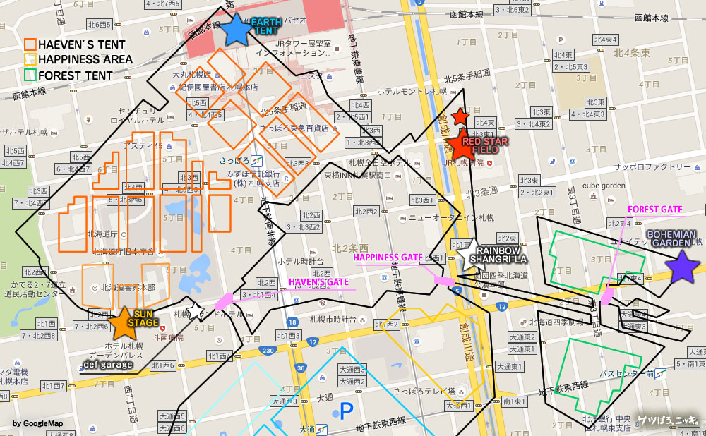 RSR 2016 MAP in google Map